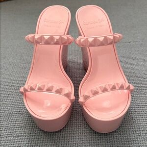 Pink CarmenSol Platform Sandals